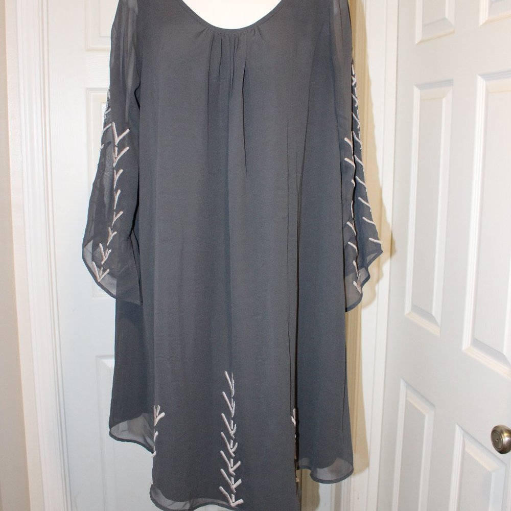 Sincerely Mary L Grey Tunic Dress